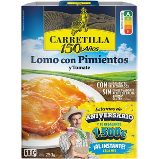 Lomo con pimientos y tomate Carretilla-image