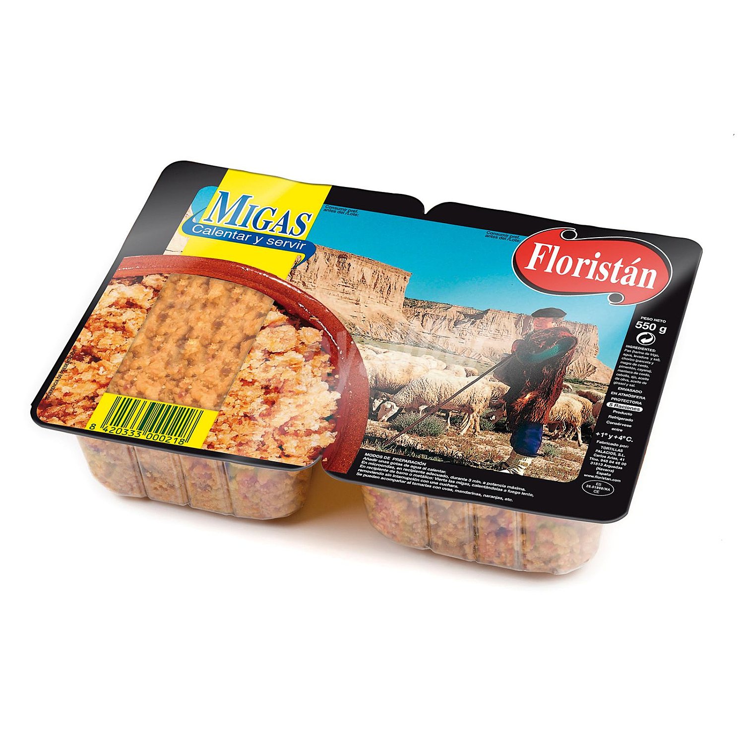 Migas con chistorra 2 x 250gr Floristan-image